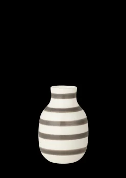 Online Kähler Omaggio Vase H12.5 varm grå | Køb på Rosendahl.com