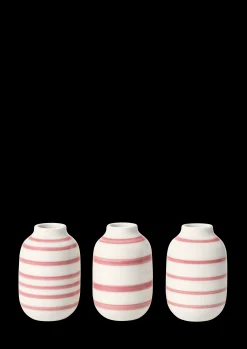 New Kähler Omaggio Vase miniature rosa 3 stk. | Køb her