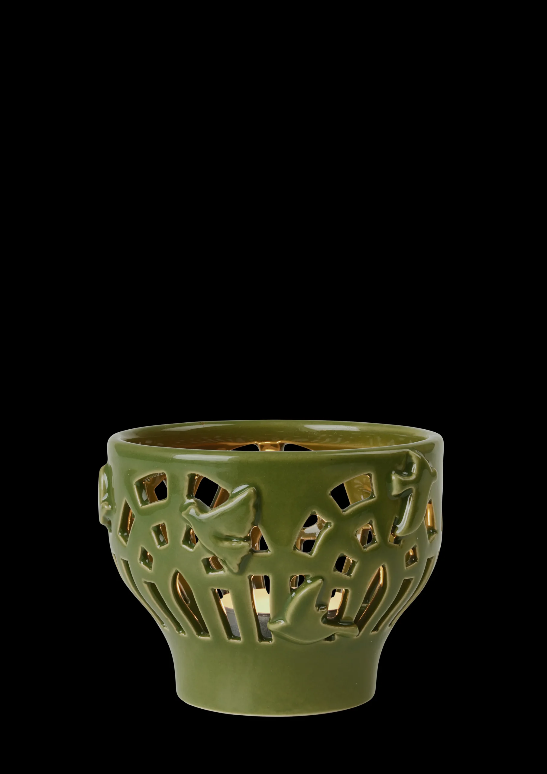 Discount Kähler Orangery Fyrfadsstage Ø9.5 cm green garden | Køb her