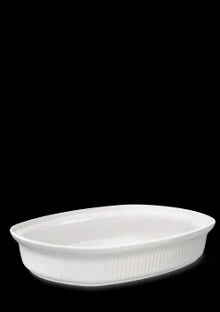 Online Kähler Ovnfast fad 39x29.5 cm i hvid fra serien Hammershøi