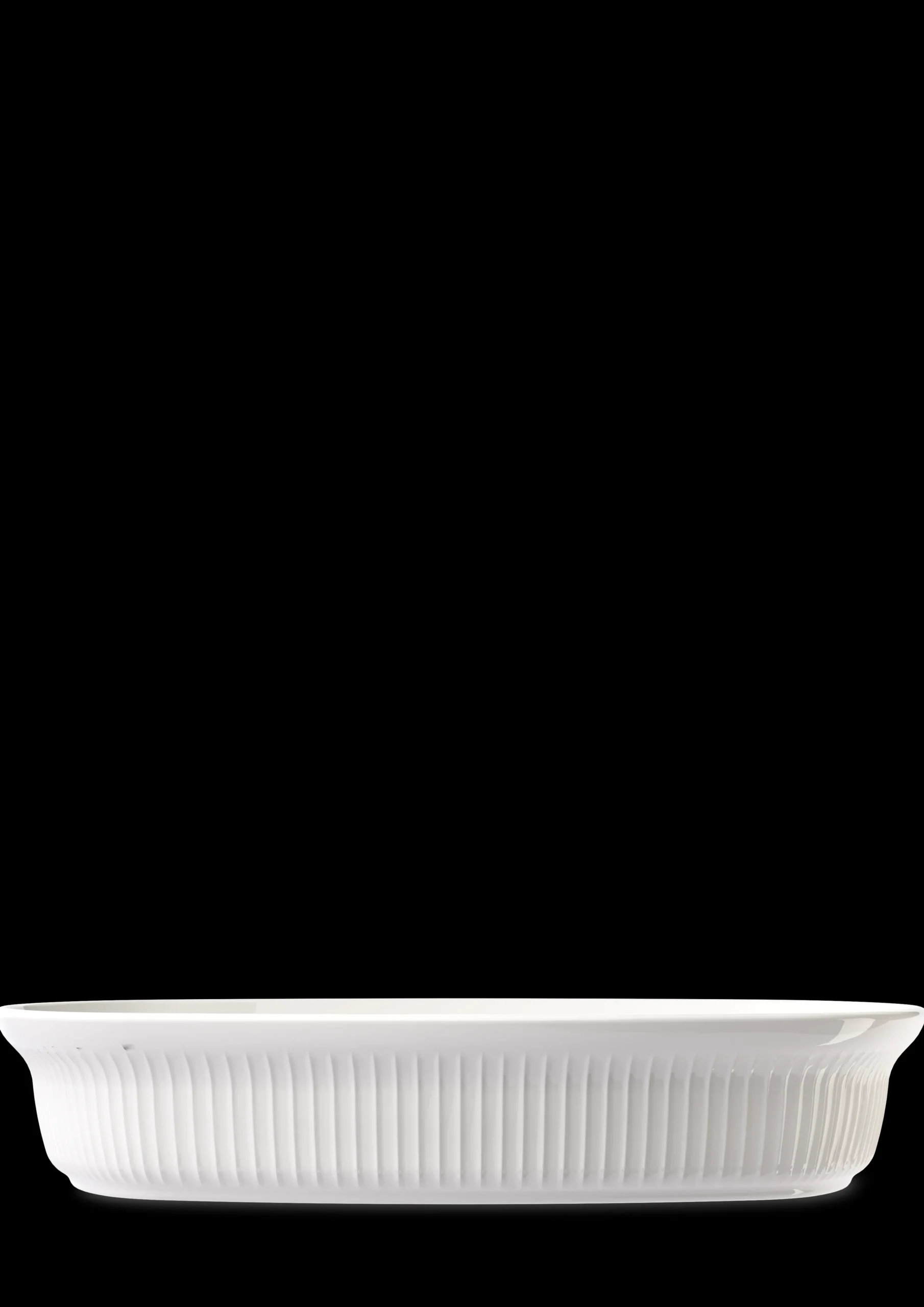 Online Kähler Ovnfast fad 39x29.5 cm i hvid fra serien Hammershøi