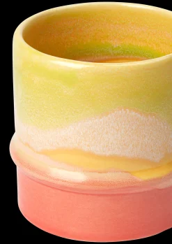 Discount Kähler Poppery Krus 36 cl yellow/apple green/pink