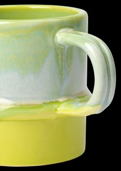Discount Kähler Poppery Krus med hank 35 cl apple green/mint