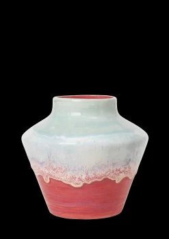 Discount Kähler Poppery Vase H20.5 cm mint/pink | Køb hos os