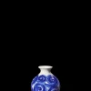 Online Kähler Vase H10.5 cm i blå fra serien Tulle | Køb her