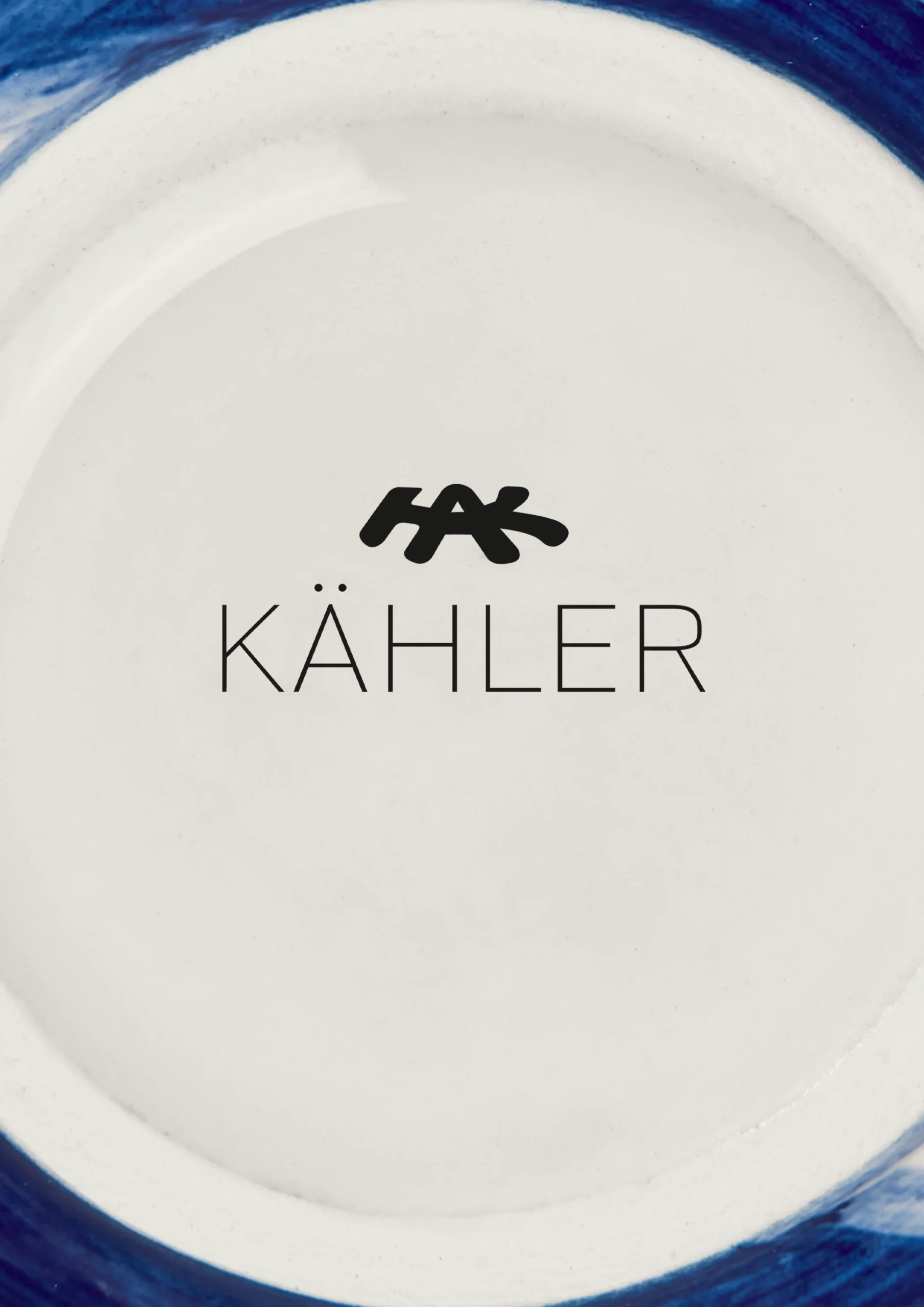 Outlet Kähler Vase H13 cm i blå fra serien Tulle | Køb her