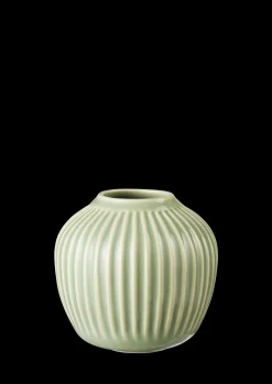 Clearance Kähler Vase H13 cm i grøn fra serien Hammershøi | Køb her