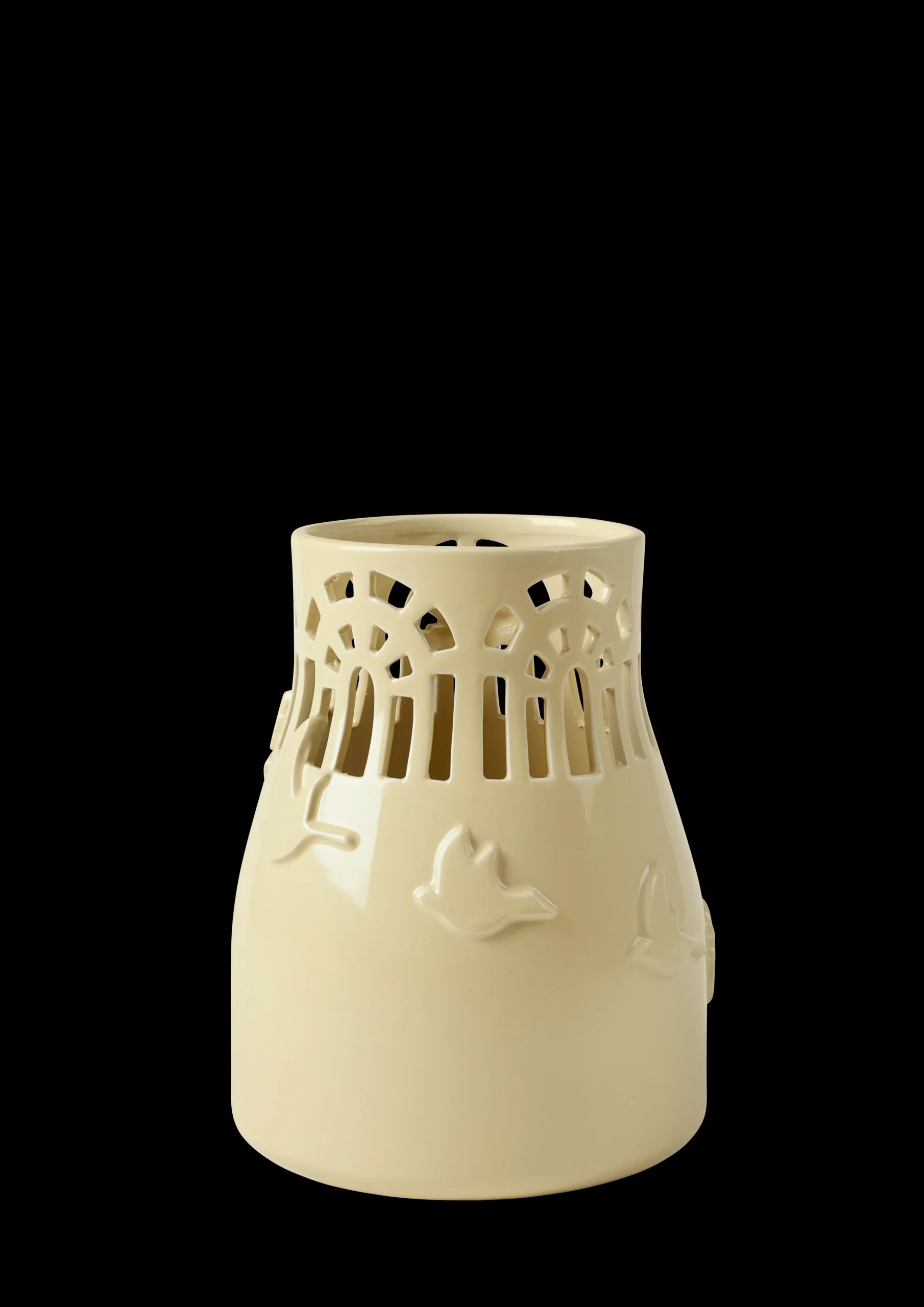 Best Kähler Vase H18 cm i gul fra serien Orangery | Køb her