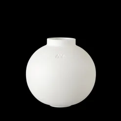 New Kähler Vase H20 cm i hvid fra serien Globo | Køb her