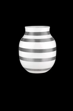 Best Kähler Vase H20 cm i sølv fra serien Omaggio | Køb her