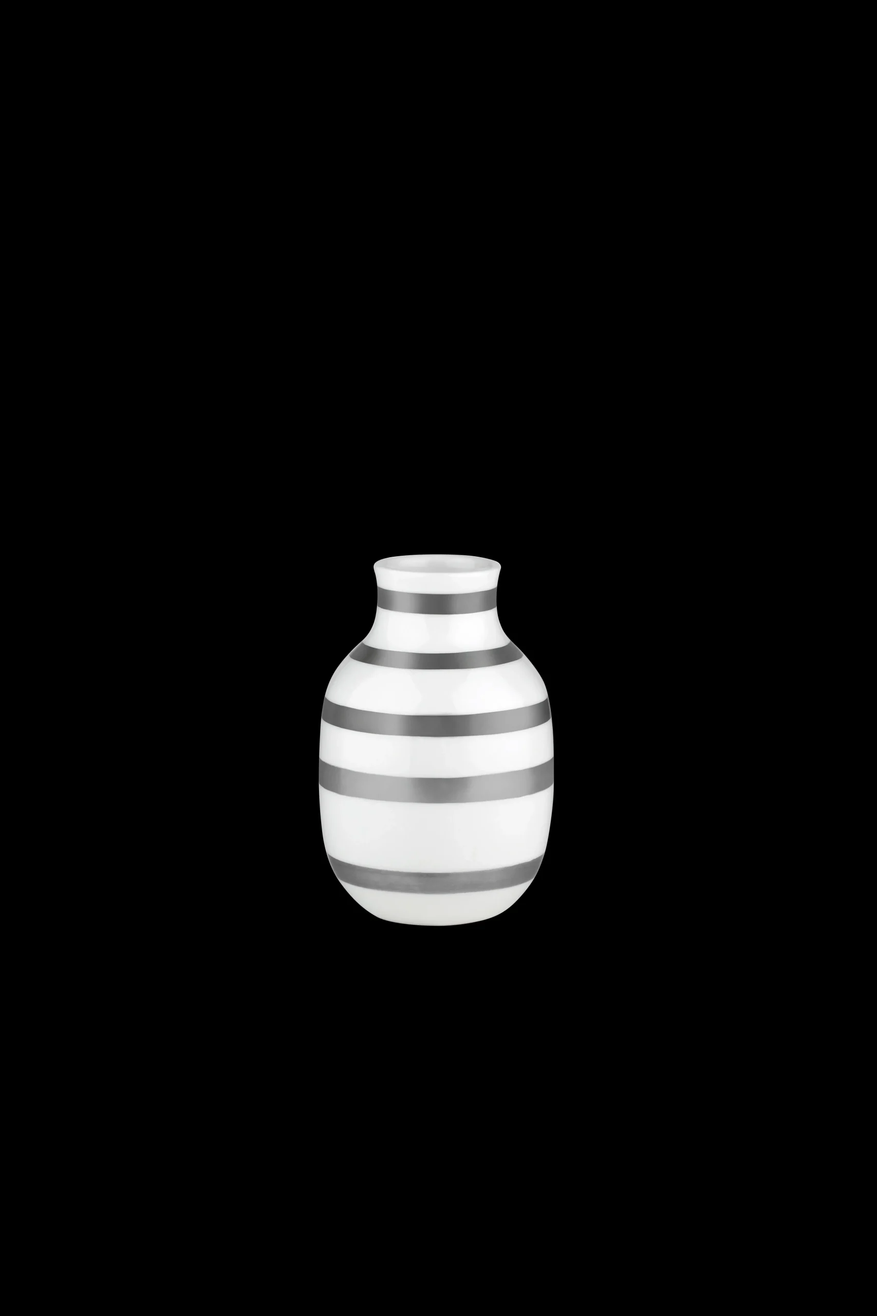 Clearance Kähler Vase H12.5 cm i sølv fra serien Omaggio | Køb her
