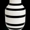 Online Kähler Vase H31 cm i sort fra serien Omaggio | Køb her