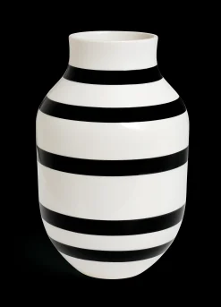 Online Kähler Vase H31 cm i sort fra serien Omaggio | Køb her