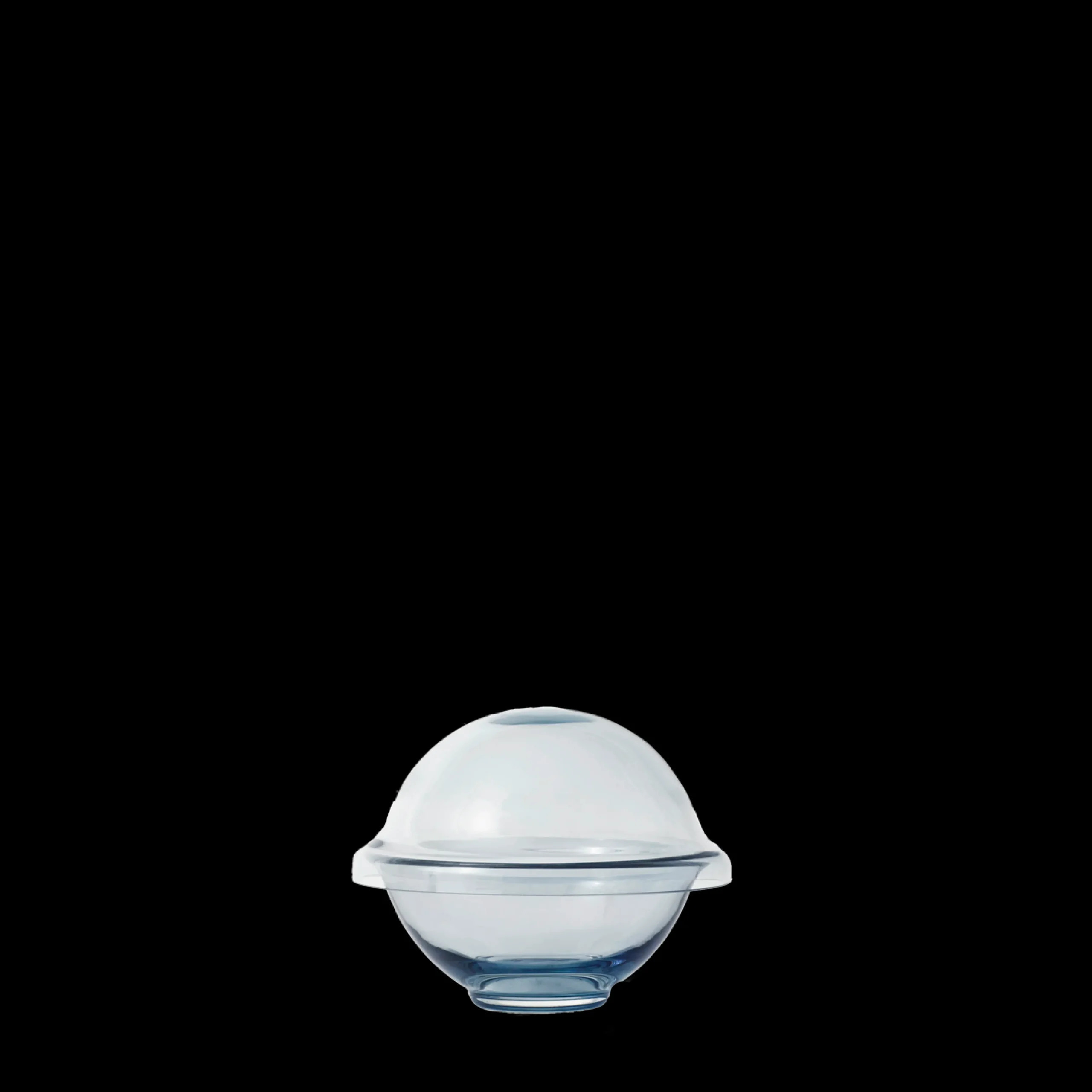 Best Lyngby Porcelæn Chapeau Bonbonniere midnight blue glas