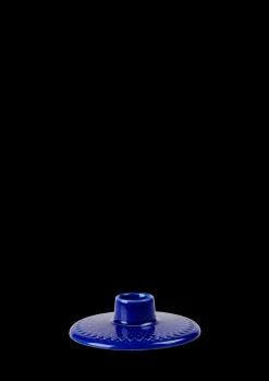 Clearance Lyngby Porcelæn Kronelysestage H3 cm i blå | Køb her