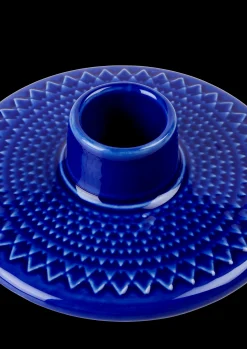Clearance Lyngby Porcelæn Kronelysestage H3 cm i blå | Køb her