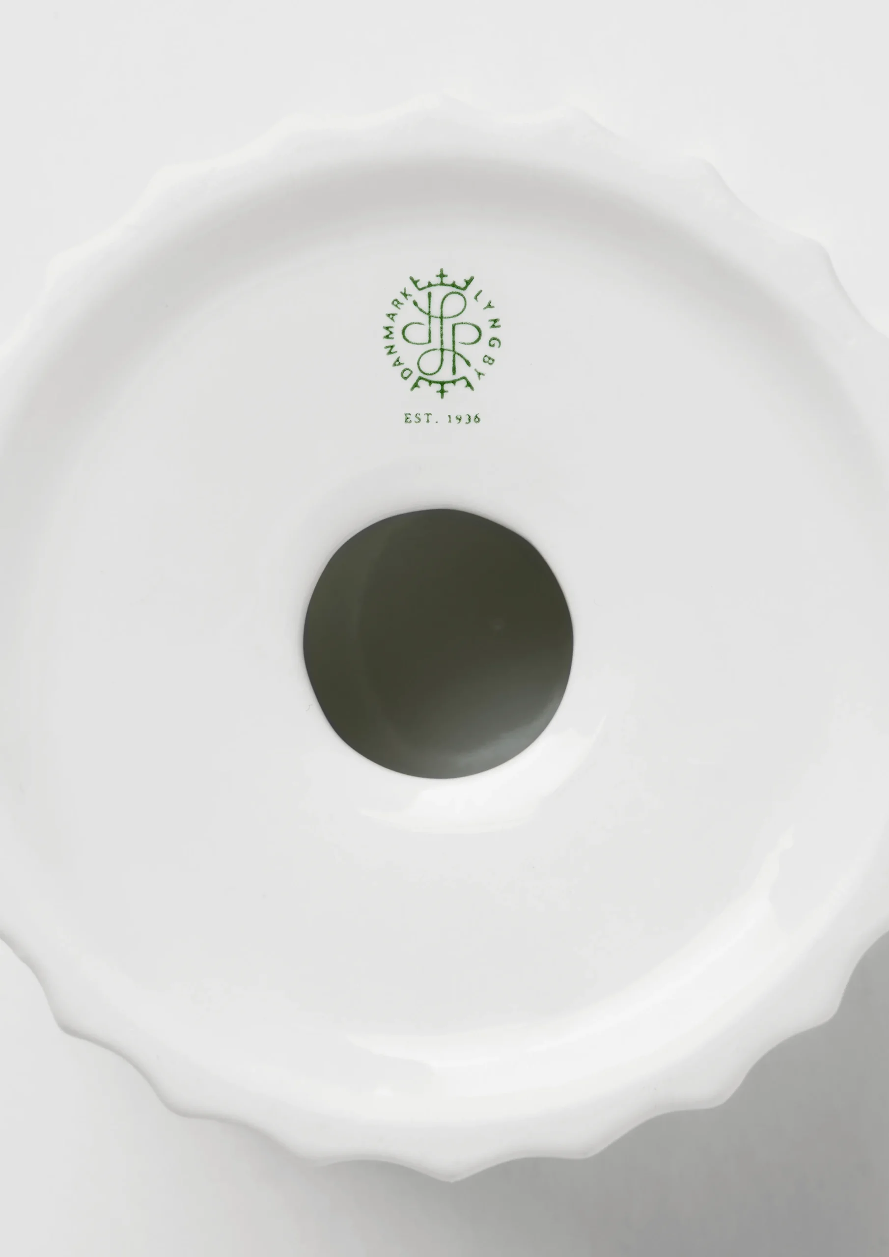 Sale Lyngby Porcelæn Lyngby Tura Fyrfadsstage Ø8 cm hvid | Køb nu