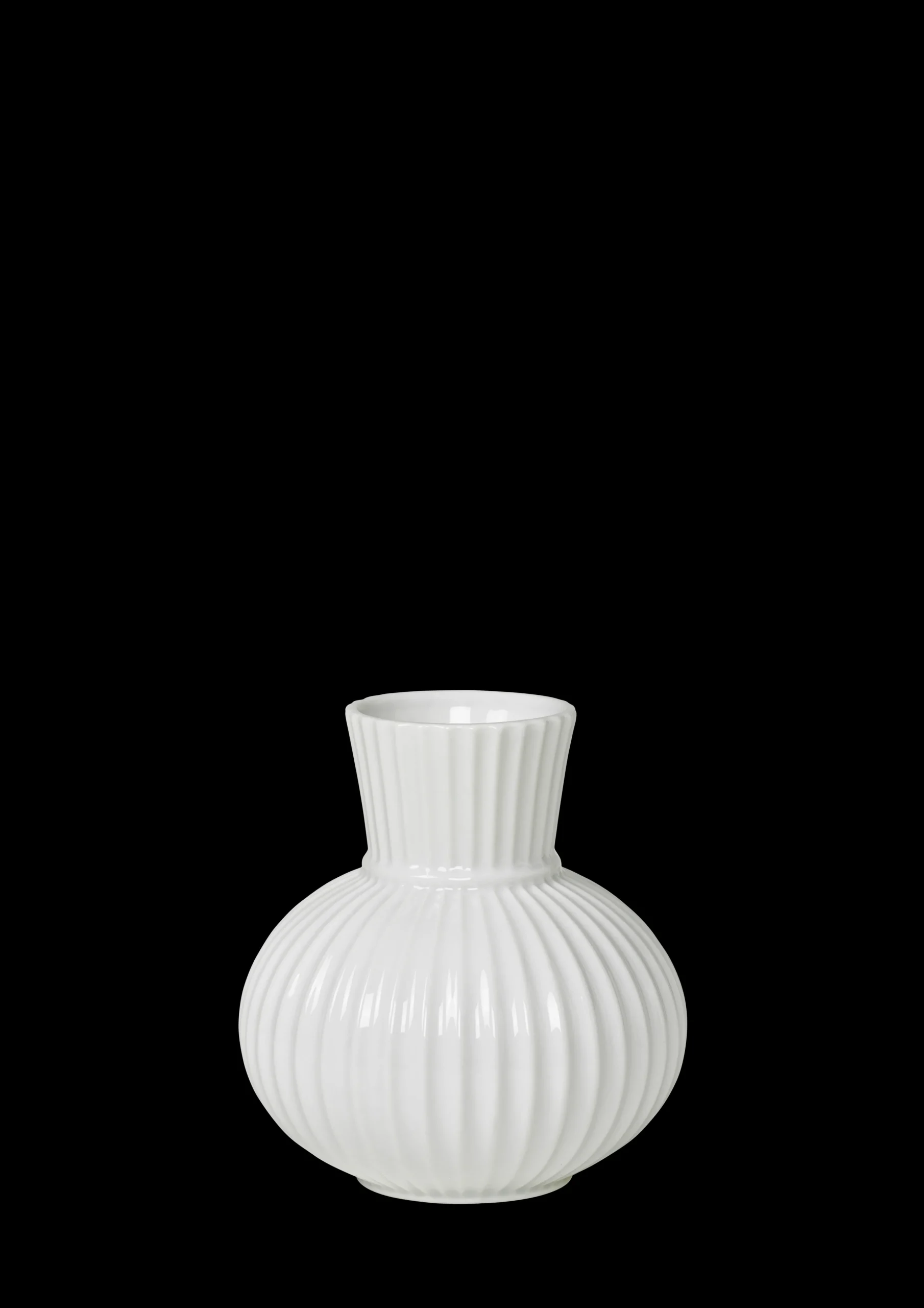 Best Lyngby Porcelæn Lyngby Tura Vase H14.5 hvid porcelæn