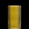 Clearance Lyngby Porcelæn Lyngby Vase H20.5 olivengrøn mundblæst glas
