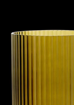 Online Lyngby Porcelæn Lyngby Vase H31 olivengrøn mundblæst glas