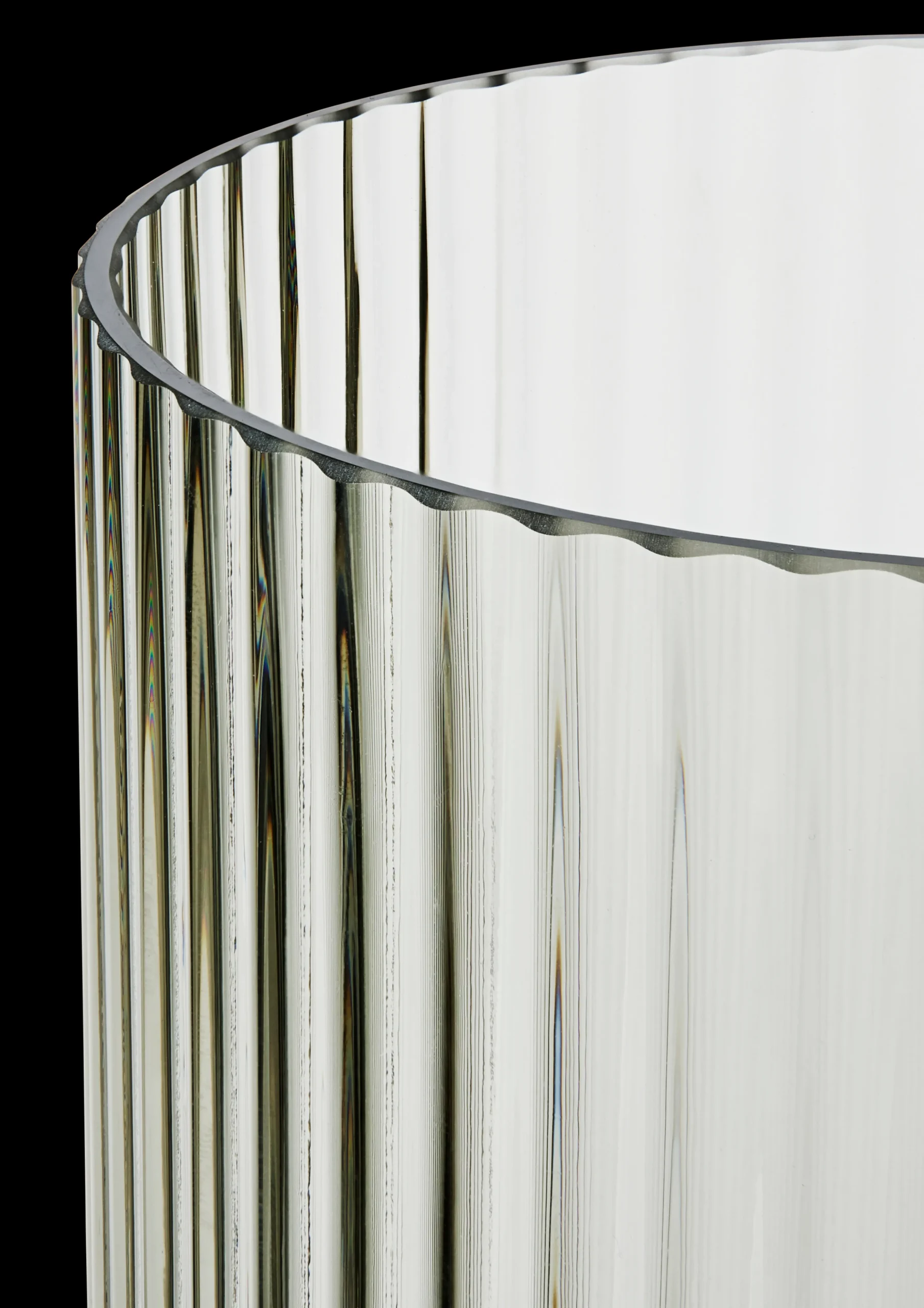 Best Lyngby Porcelæn Lyngby Vase H31 smoke mundblæst glas