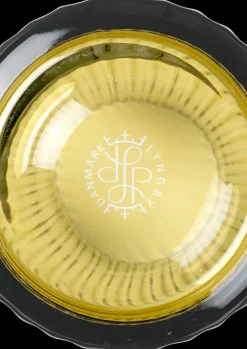 Best Lyngby Porcelæn Lyngby Vase H15.5 olivengrøn mundblæst glas