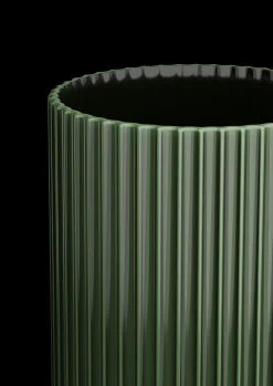 New Lyngby Porcelæn Lyngby Vase H31 cm mørk grøn porcelæn