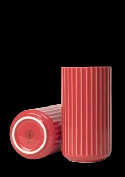 New Lyngby Porcelæn Lyngby Vase H15.5 cm rød porcelæn | Køb nu
