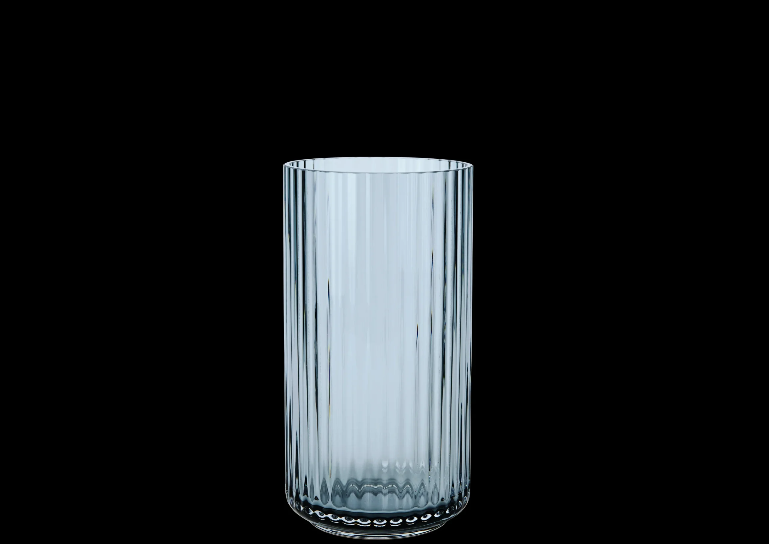 Clearance Lyngby Porcelæn Lyngby Vase midnight blue mundblæst glas