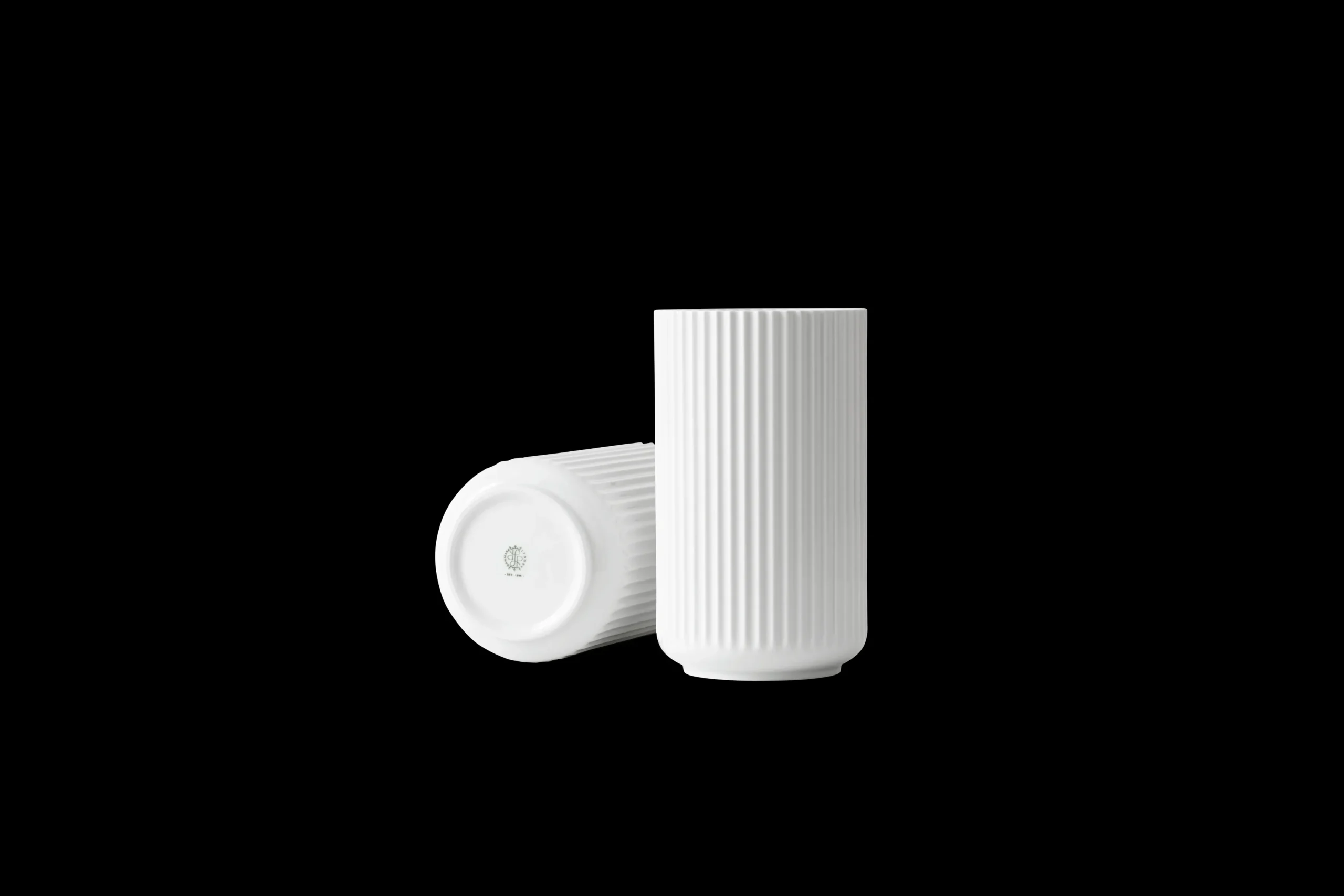 Outlet Lyngby Porcelæn Lyngby Vase H25 hvid porcelæn | Køb her