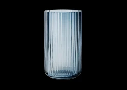 Online Lyngby Porcelæn Lyngby Vase midnight blue mundblæst glas