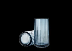 Best Lyngby Porcelæn Lyngby Vase midnight blue mundblæst glas