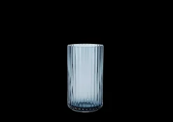 Best Lyngby Porcelæn Lyngby Vase midnight blue mundblæst glas