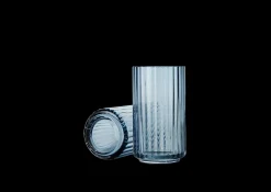 Best Lyngby Porcelæn Lyngby Vase midnight blue mundblæst glas