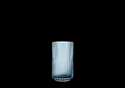 Best Lyngby Porcelæn Lyngby Vase midnight blue mundblæst glas