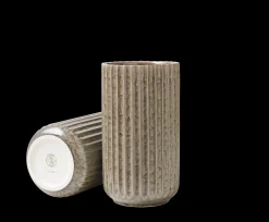 Online Lyngby Porcelæn Radiance Vase H15 cm i grå | Køb her