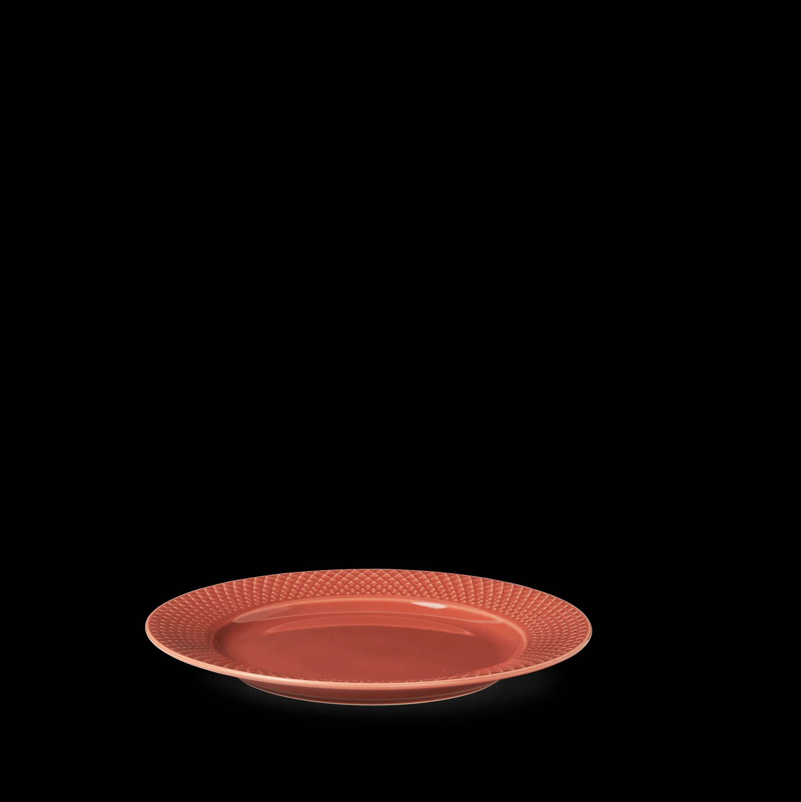 Best Lyngby Porcelæn Rhombe Color Frokosttallerken terracotta