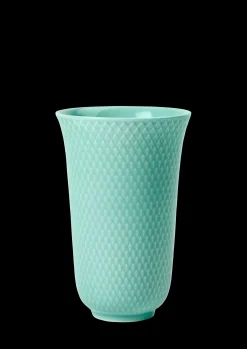 Clearance Lyngby Porcelæn Rhombe Color Vase aqua porcelæn | Køb her