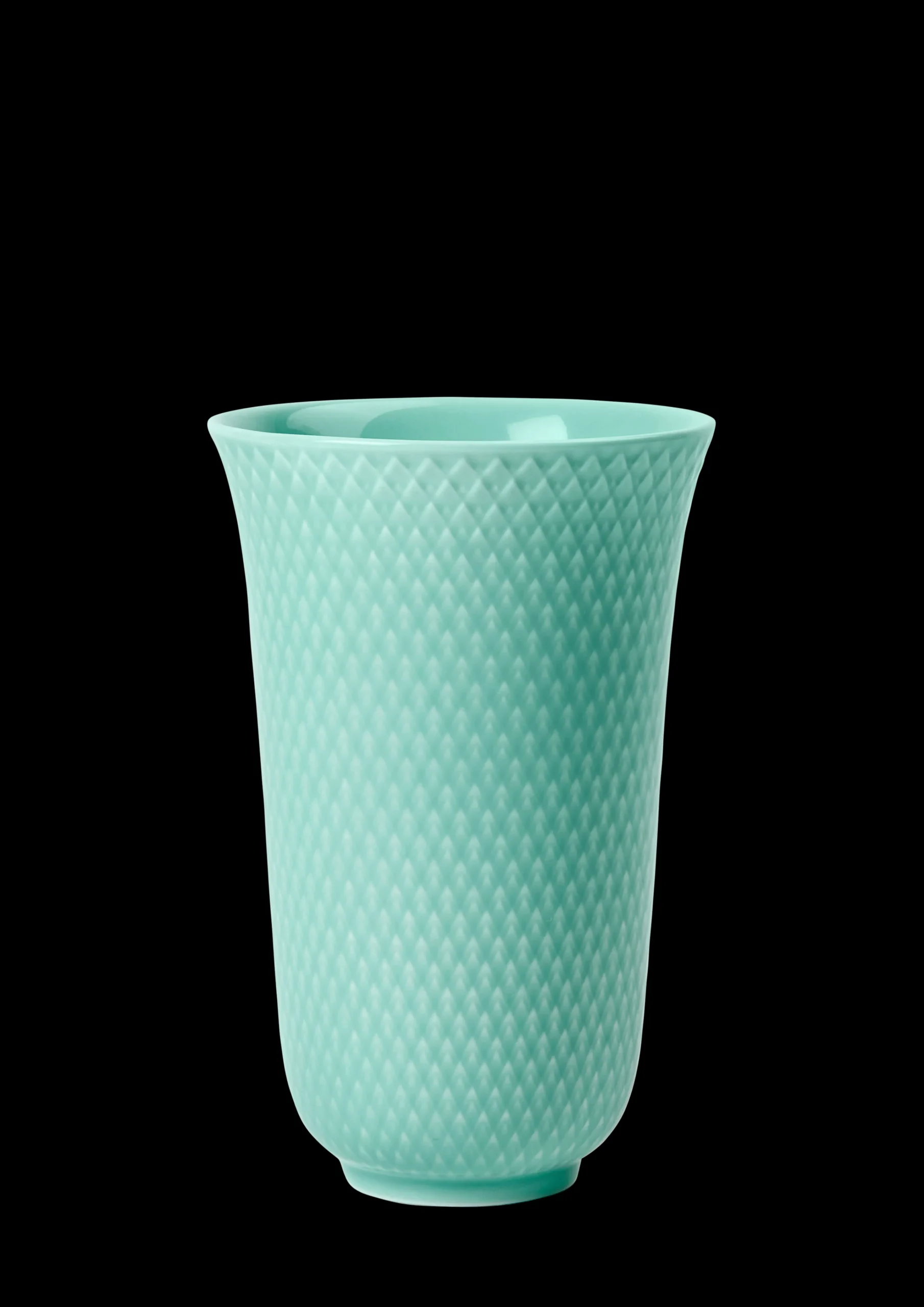 Clearance Lyngby Porcelæn Rhombe Color Vase aqua porcelæn | Køb her