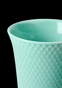 Clearance Lyngby Porcelæn Rhombe Color Vase aqua porcelæn | Køb her