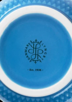 New Lyngby Porcelæn Rhombe Color Vase H20 blå porcelæn | Køb her