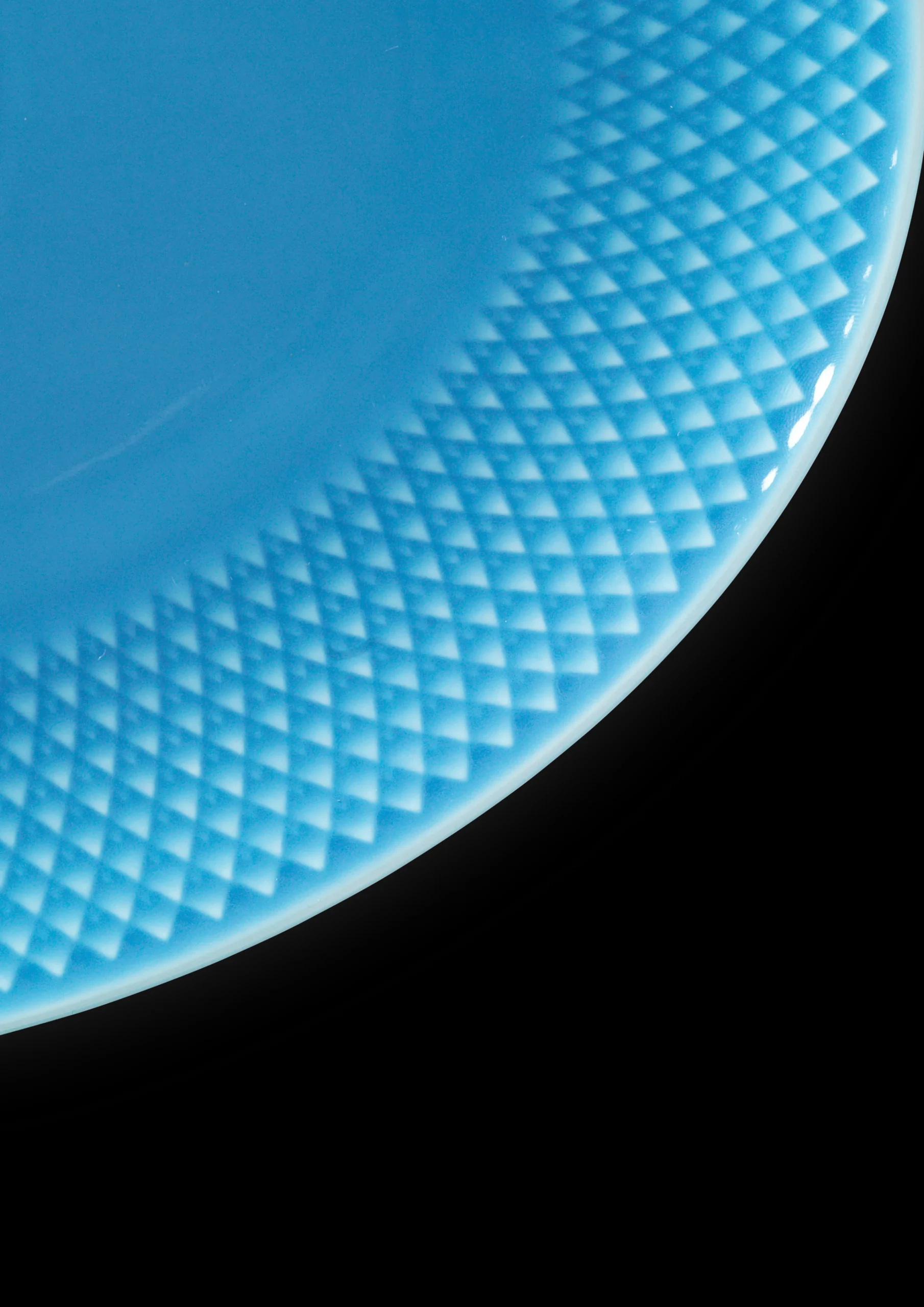 Sale Lyngby Porcelæn Rhombe Color Ovalt serveringsfad blå
