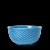 Best Lyngby Porcelæn Rhombe Color Serveringsskål Ø17.5 cm blå