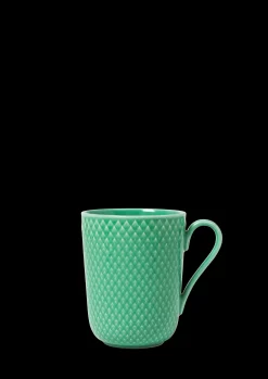 Sale Lyngby Porcelæn Rhombe Color Krus med hank 33 cl grøn
