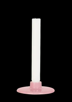 Online Lyngby Porcelæn Rhombe Color Kronelysestage H3 rosa | Køb nu