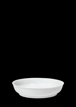 Hot Lyngby Porcelæn Rhombe Desserttallerken Ø16 cm hvid | Køb nu