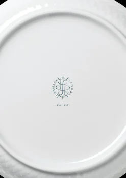 Hot Lyngby Porcelæn Rhombe Desserttallerken Ø16 cm hvid | Køb nu