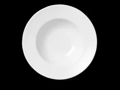 Clearance Lyngby Porcelæn Rhombe Dyb tallerken Ø24.5 cm hvid | Køb her