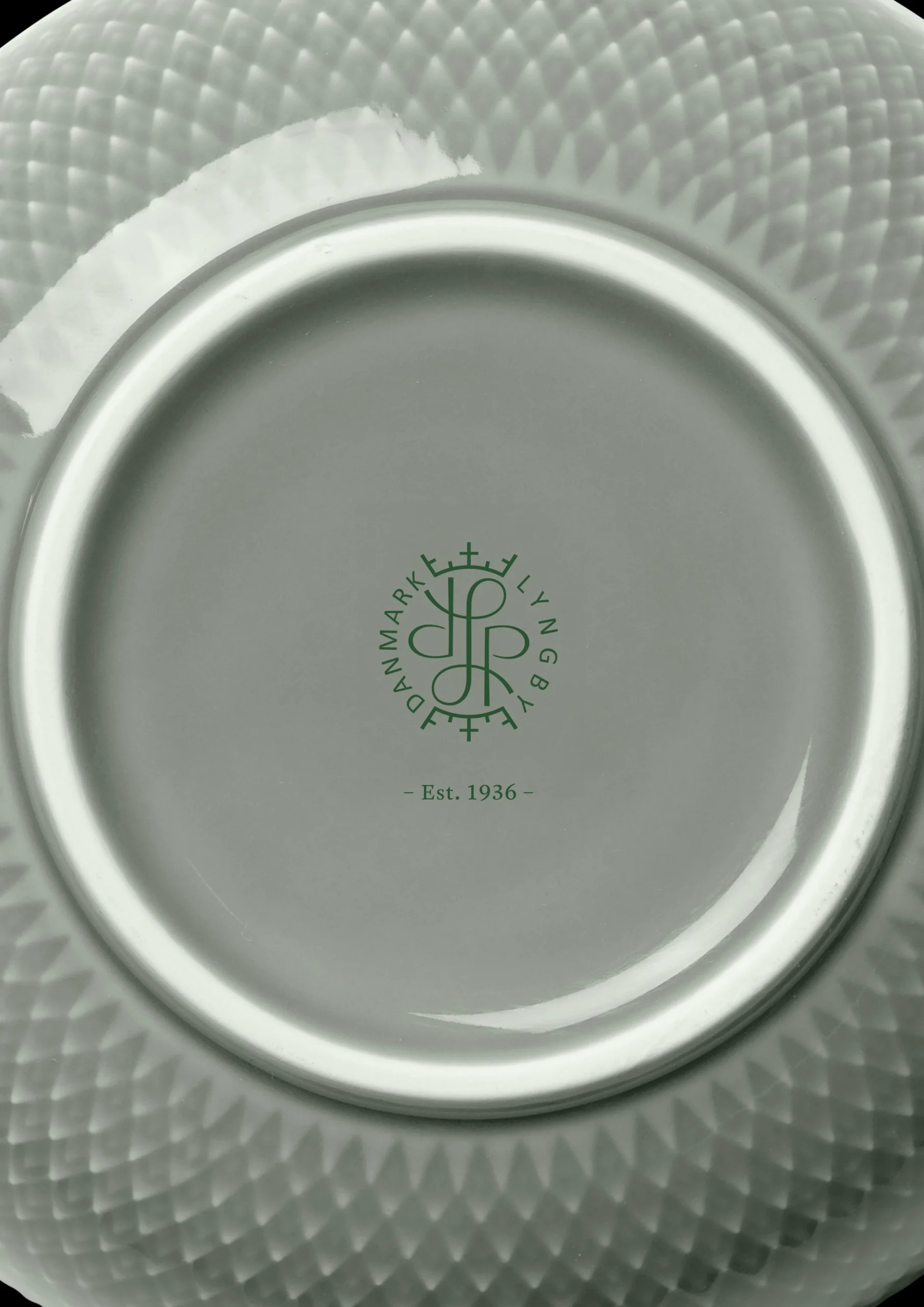 Online Lyngby Porcelæn Rhombe Earth Skål Ø13 cm moss | Køb nu