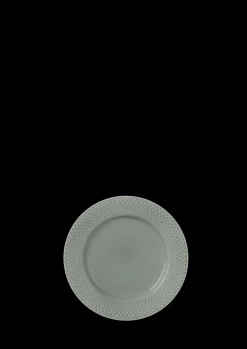 Hot Lyngby Porcelæn Rhombe Earth Frokosttallerken Ø21 cm moss